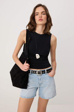 A__k Mavi Normal Bel City Boy Denim _ort TWOSS26SR00247