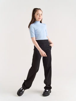 Брюки Черные для девочки 7+ - Bungly фото 4