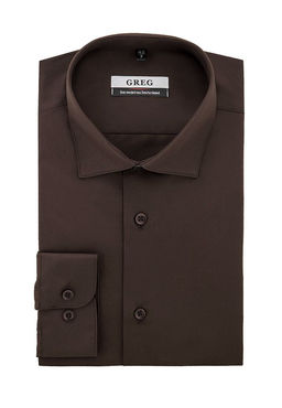 Сорочка мужская длинный рукав GREG 540/139/BR/Z фото 2