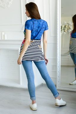 Туника женская из вискозы Гера синий - Амадэль фото 4