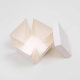 Цена за 5 шт. Коробка складная, белый, 10 х 10 х 10 см - UPAK LAND фото 2