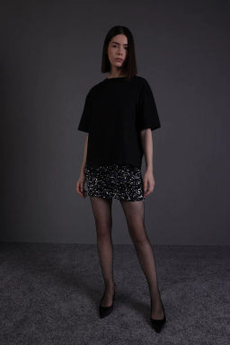 Базовая футболка темно-бежевого оттенка - Incity фото 15