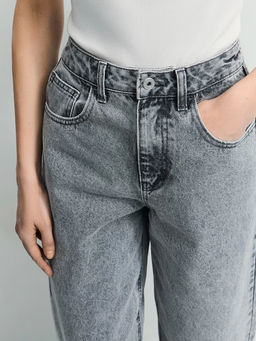 Джинсы бананы с высокой посадкой / Zarina