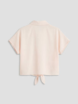 Ba?lama Detayl? K?z ?ocuk G?mlek