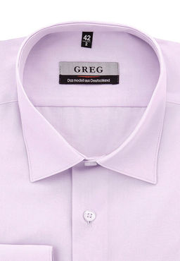 Сорочка мужская длинный рукав GREG 710/399/LIL/ZV