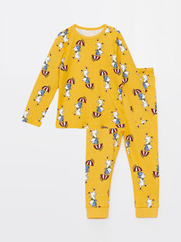 Bisiklet Yaka Uzun Kollu Erkek Bebek Pijama Tak?m?