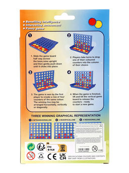 Настольная игра на логику «Звезда», четыре в ряд, поле 18.5×12.5 см