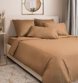 Постельное белье Моноспейс 1,5сп + 2 наволочки, мокко - Ecotex фото 2