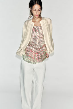 CHAQUETA BOMBER PLIEGUES / Crudo - Zara фото 4