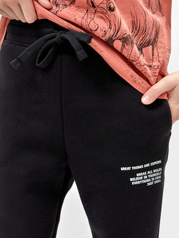 Брюки для мальчиков теплые в черном цвете - Mark formelle фото 4