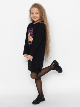 CRB wear/CWKG 63732-22-389 Платье для девочки,черный/Ex.Cherubino  фото 3