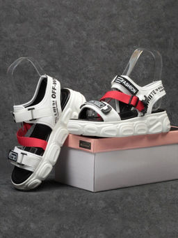 08-PED97-1 WHITE Босоножки (текстиль, стелька натуральная кожа)