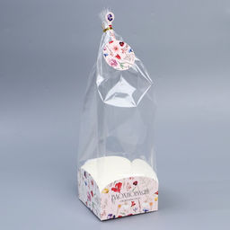 Цена за 10 шт. Пакет с коробкой Вдохновляй, 12 12 40 см