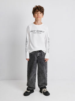 ACOOLA / Джемпер детский для мальчиков Shire белый  фото 5