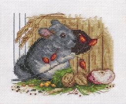 Klart набор для вышивания 8-201 Шиншилла 15 х 13 см