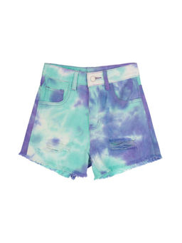 12521505 Шорты текстильные джинсовые для девочек - Playtoday фото 4