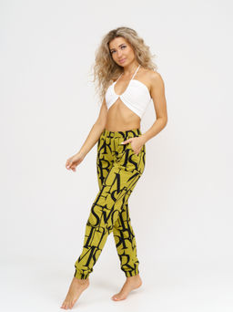 817 Брюки "горчичный"