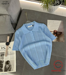 Футболка поло однотонная