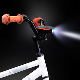 Фонарь аккумуляторный, велосипедный, 1200 мАч