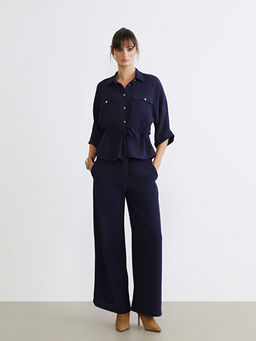 Beli Lastikli Geni? Pa?a Kad?n Pantolon