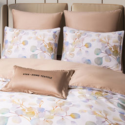 Комплект постельного белья Сатин Премиум на резинке CPAR048 180*200*30;160*200*30;140*200*30 Евро 4 Наволочки