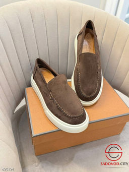 Лоферы женские из замши