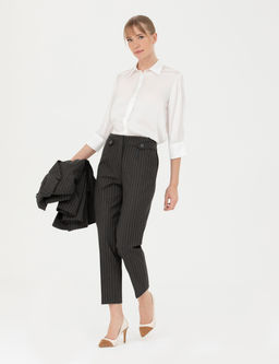 Antrasit Carrot Fit Kuma_ Pantolon - Pierre cardin фото 3