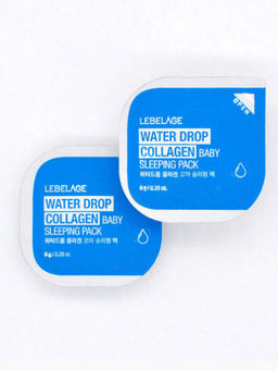 Lebelage Ночная маска для повышения эластичности кожи лица с коллагеном / Water Drop Collagen Baby Sleeping Pack, 8 г