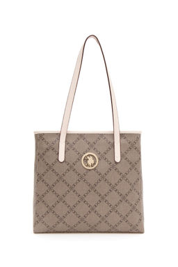 Женская бежевая сумка через плечо - U.s. polo assn фото 3