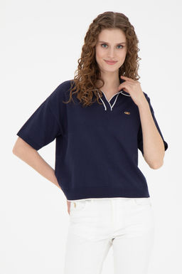 Женский темно-синий свитер - U.s. polo assn фото 8