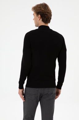 Erkek Slim Fit Siyah Triko H_rka - U.s. polo assn фото 12