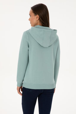 Kad_n Mint _ardonlu Kap__onlu Basic Sweatshirt - U.s. polo assn фото 5