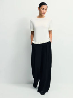 Джемпер с коротким рукавом из вискозы / Zarina