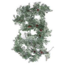 Гирлянда из елочных веток искусственная 178 см / SDTT8008 /уп 25/100/с шишками - ГалеонТрейд фото 6
