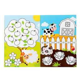 Раскраска многоразовая Рисуй-стирай. На ферме 12 стр. - Буква-ленд фото 8