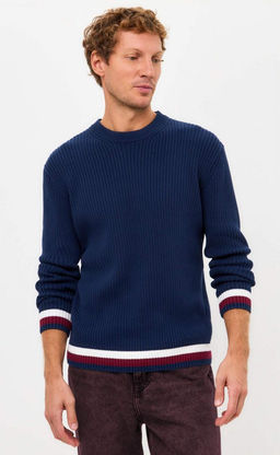Джемпер Primm P421-15106 темно-синий из хлопка