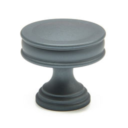 Ручка-кнопка мебельная CAPPIO PK324, d=30 мм, графит, 8 шт. TMP .