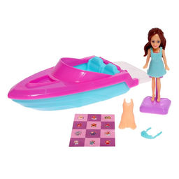 Кукла малышка Кэтти с катером и аксессуарами, цвета МИКС - Simaland фото 3