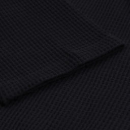Халат вафельный мужской SL HOME: Basic «Дарк Маре», размер XL, хлопок 100%, чёрный
