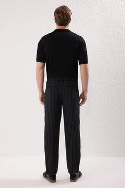 TRENDYOL MAN Siyah Pileli Klasik Baggy Fit Kumas Pantolon TMNSS24PL00024 - Trendyolmilla фото 6