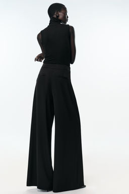 FLOWING PALAZZO TROUSERS - Zara фото 4
