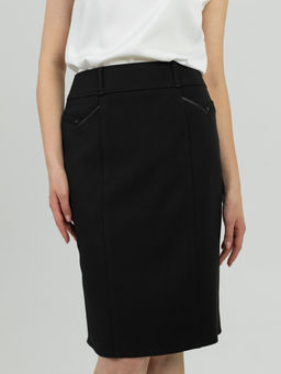 юбка прямого силуэта, на подкладке