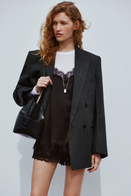 Top de tirantes con ribete de encaje - H&m фото 5