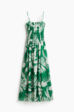 Vestido de tirantes con cuerpo nido de abeja - H&m фото 2