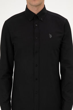 Erkek Siyah Uzun Kollu Basic G_mlek Sepette S_rpriz _ndirim - U.s. polo assn фото 6