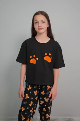 Хлопковая пижама для девочки Happyfox