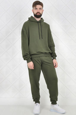 Арт. 6587 Костюм с брюками мужской 46-54 (5 шт) Цвет:темный хаки - Идеал фото 6