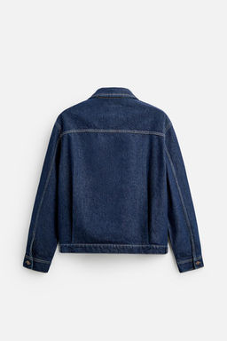PLEATED DENIM JACKET X HARRY LAMBERT - Zara фото 7