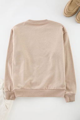 TRENDYOL MAN Antrasit Melanj Oversize/Genis Kesim Uzun Kol Hayvan Nak?sl? Sweatshirt TMNAW24SW00164 - Trendyolmilla фото 14