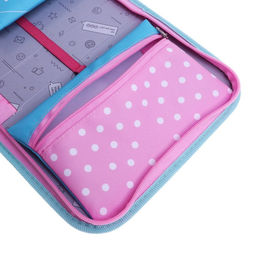 Пенал школьный, 1 секция, 14×21×4 см «Девочка с зайчиком»